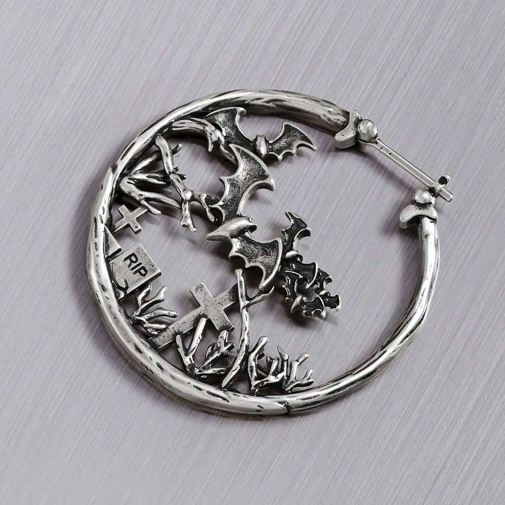 GRAVEYARD BAT EARRINGS